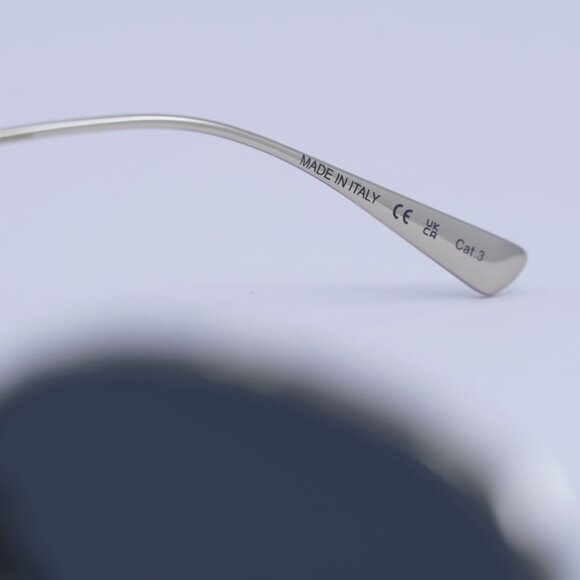 🕶️ New Saint Laurent SL799 003 Sunglasses - Shiny Gold Frame, Dark Grey Lenses - Picture 7 of 10